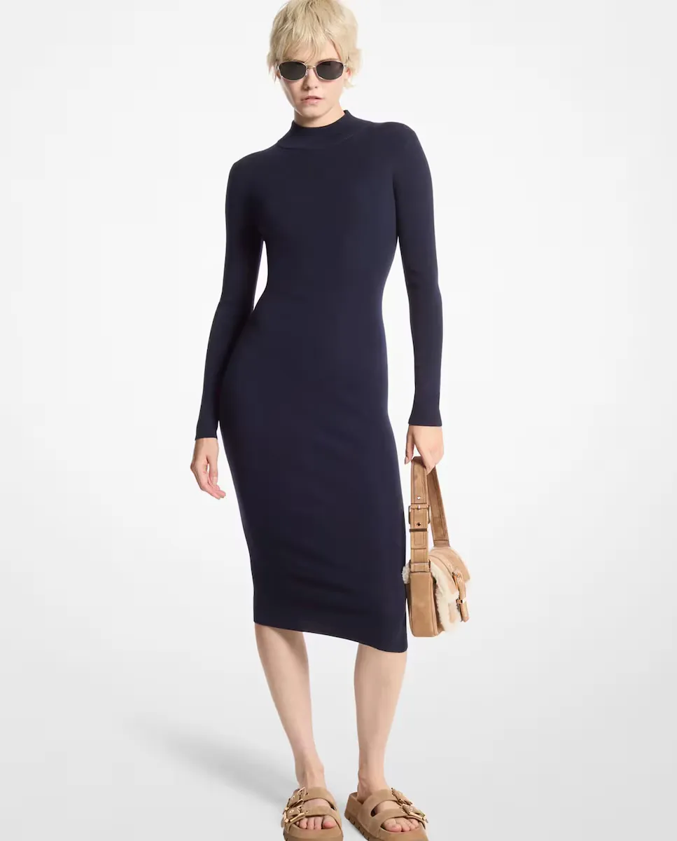 Платье миди с высоким воротником Michael Michael Kors, коричневый
Платье миди с высоким воротником Michael Michael Kors, коричневый