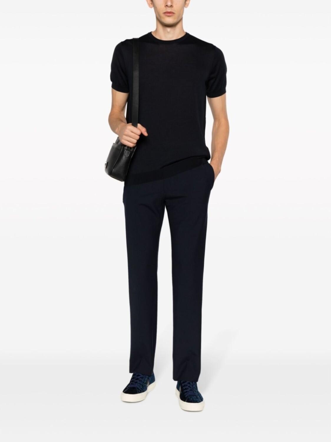 Giorgio Armani футболка в рубчик, синий
Giorgio Armani футболка в рубчик, синий