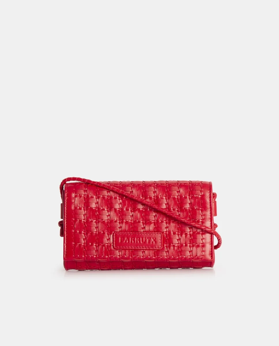 Сумка кросс-боди через плечо из плетеной кожи наппа Farrutx, красный
Сумка кросс-боди через плечо из плетеной кожи наппа Farrutx, красный