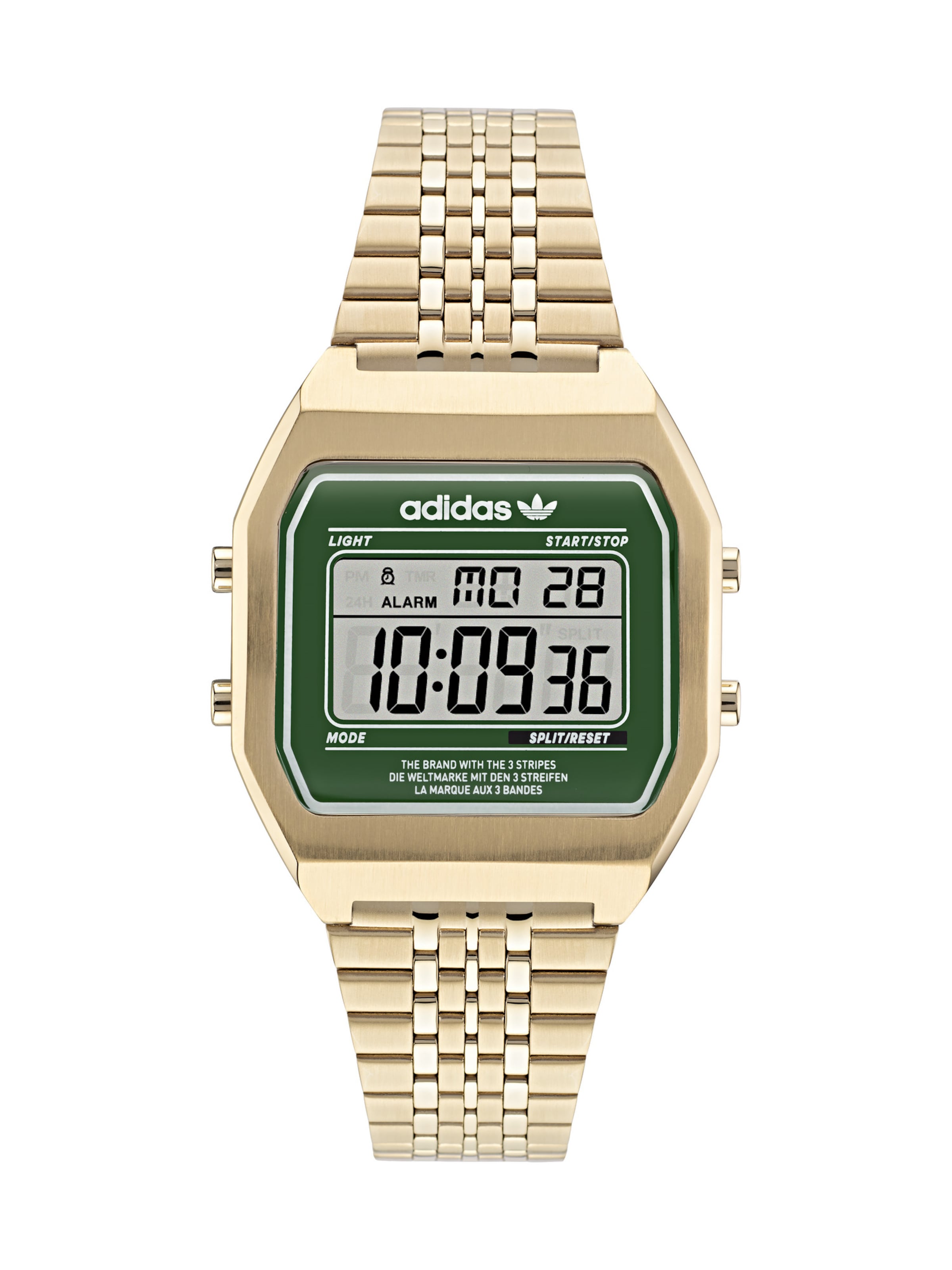Adidas Originals Цифровые часы 'Ao Street' в золоте
Adidas Originals Цифровые часы 'Ao Street' в золоте