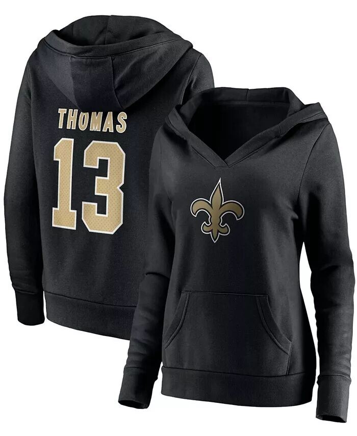 Женский черный пуловер с капюшоном Michael Thomas New Orleans Saints, значок игрока, имя, номер Fanatics
Женский черный пуловер с капюшоном Michael Thomas New Orleans Saints, значок игрока, имя, номер Fanatics