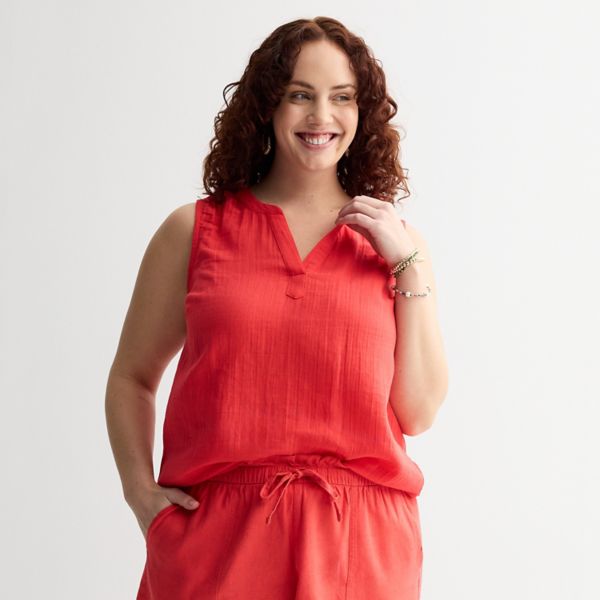 Просторная мягкая блуза из марли Sonoma Goods For Life, цвет hawaii rose
Просторная мягкая блуза из марли Sonoma Goods For Life, цвет hawaii rose