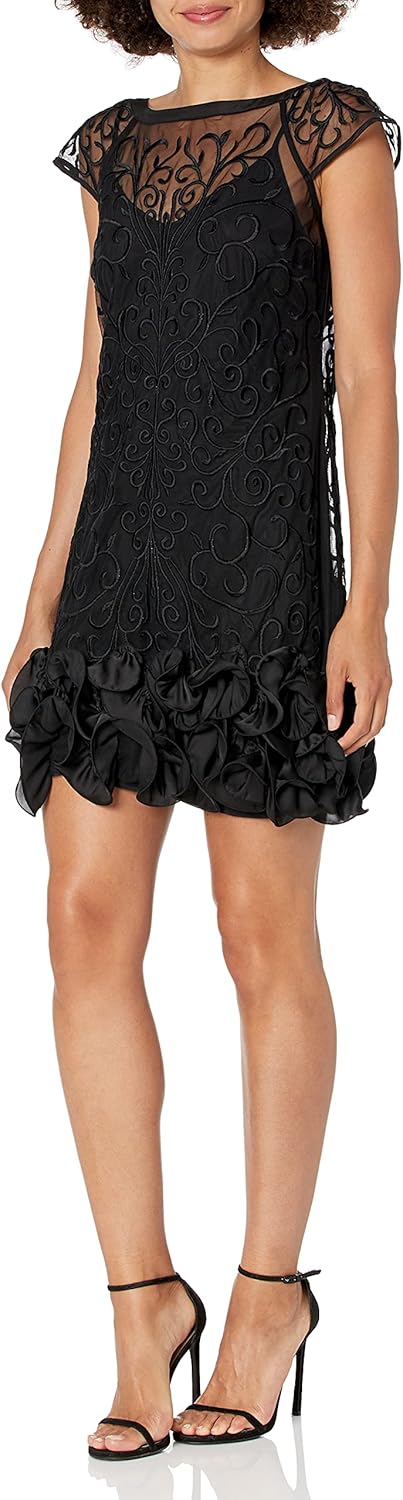 GUESS короткое платье для коктейля с кружевной накладкой, Black
GUESS короткое платье для коктейля с кружевной накладкой, Black