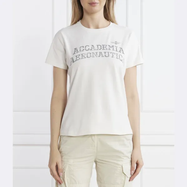 Футболка стандартного кроя Aeronautica Militare, экрю
Футболка стандартного кроя Aeronautica Militare, экрю