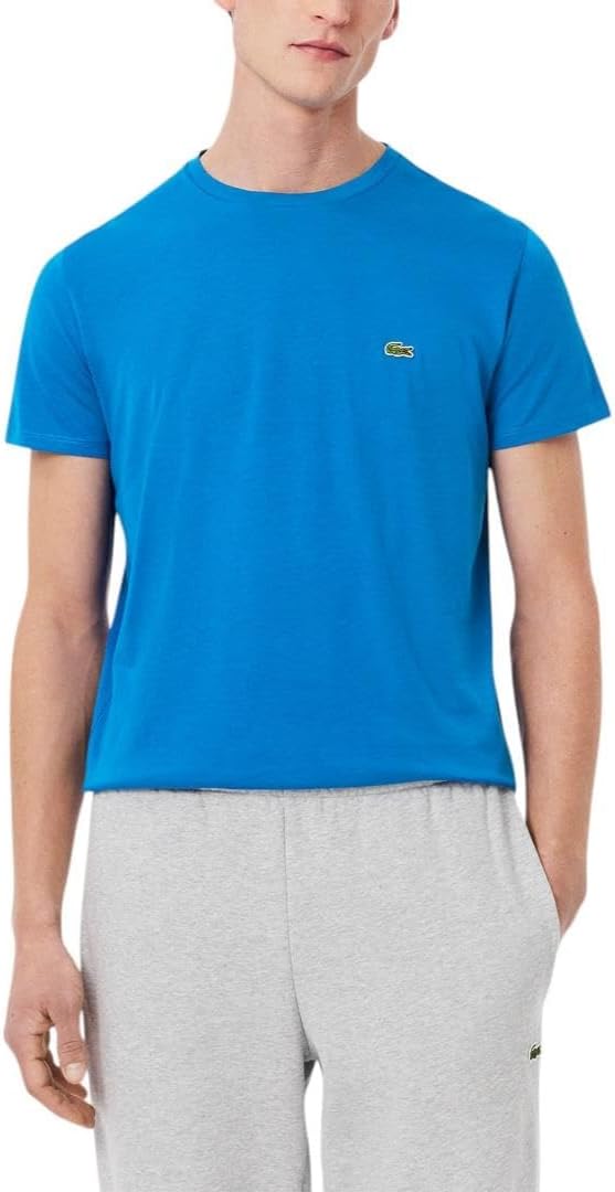 Мужская футболка Lacoste с коротким рукавом и круглым вырезом из джерси Pima, Gipsy Blue, Синий, Мужская футболка Lacoste с коротким рукавом и круглым вырезом из джерси Pima, Gipsy Blue
Мужская футболка Lacoste с коротким рукавом и круглым вырезом из джерси Pima, Gipsy Blue, Синий, Мужская футболка Lacoste с коротким рукавом и круглым вырезом из джерси Pima, Gipsy Blue