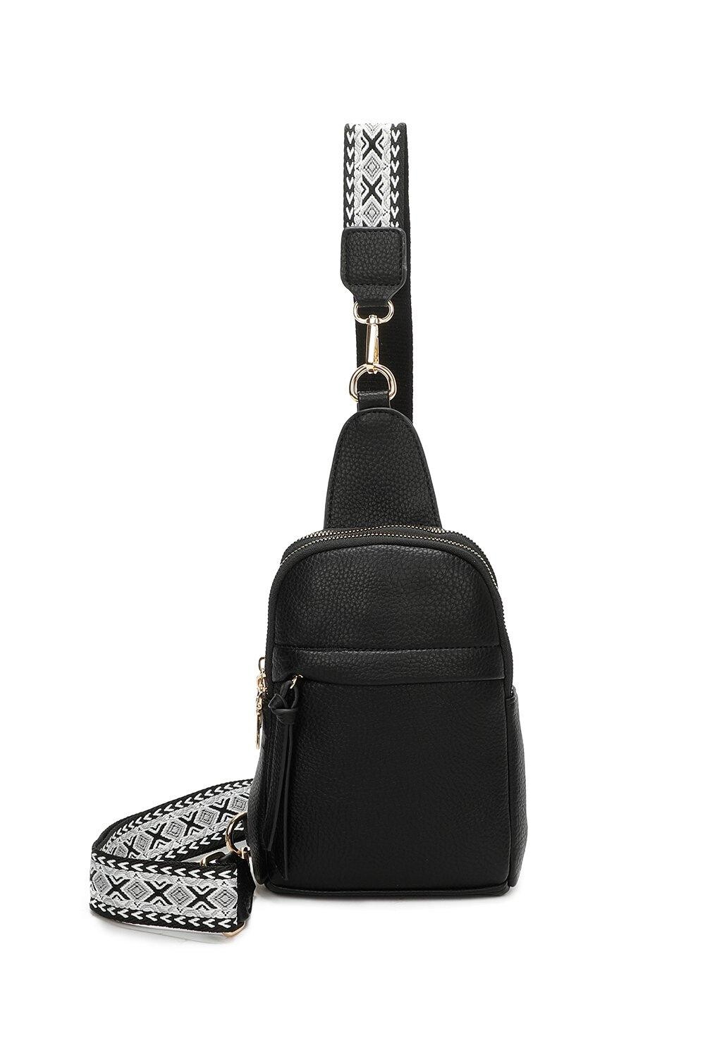 Сумка через плечо Rango из искусственной кожи с холщовым ремешком Fontanella Fashion, черный
Сумка через плечо Rango из искусственной кожи с холщовым ремешком Fontanella Fashion, черный