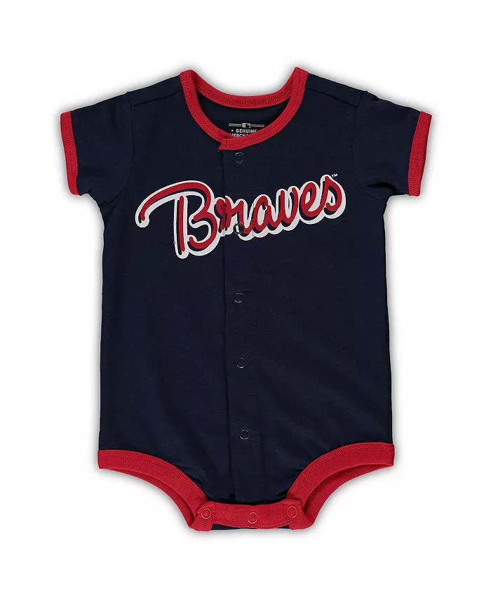 Новорожденные и младенцы (мальчики и девочки) синий комбинезон Atlanta Braves Stripe Power Hitter Outerstuff
Новорожденные и младенцы (мальчики и девочки) синий комбинезон Atlanta Braves Stripe Power Hitter Outerstuff