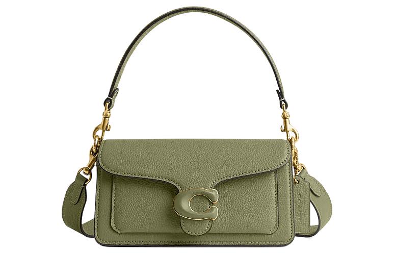 COACH Кожаная сумка через плечо маленькая женская мохово-зеленая
COACH Кожаная сумка через плечо маленькая женская мохово-зеленая