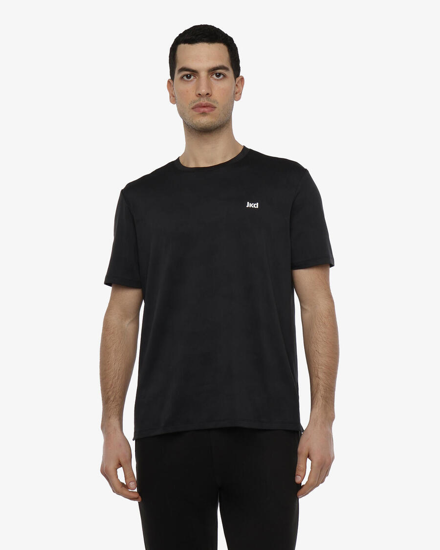 JAKED Мужская черная синтетическая футболка для фитнеса
JAKED Мужская черная синтетическая футболка для фитнеса