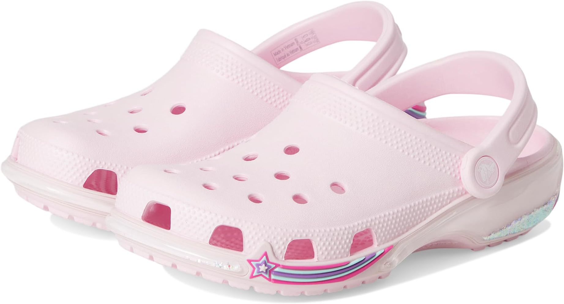 Сабо Crocs Kids Classic Graphic Clogs, цвет Pink Milk 1
Сабо Crocs Kids Classic Graphic Clogs, цвет Pink Milk 1