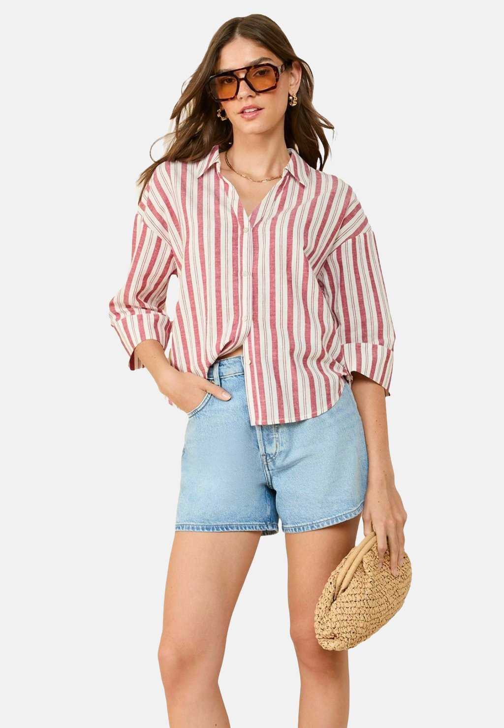 Блузка на пуговицах REGULAR FIT Friends Like These, светло-красный
Блузка на пуговицах REGULAR FIT Friends Like These, светло-красный