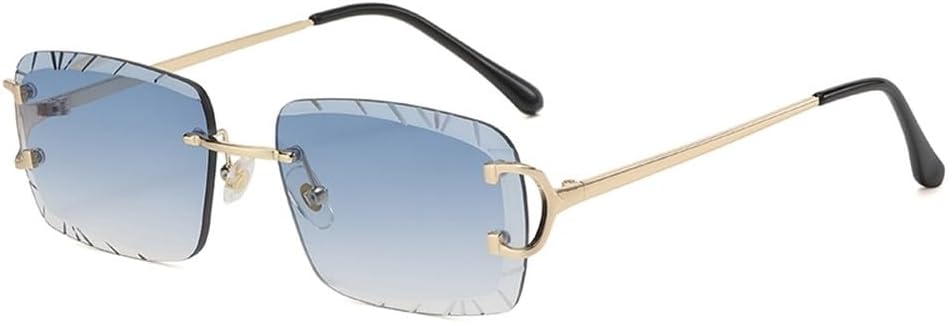 синие коричневые солнцезащитные очки без оправы UV400 мужские и женские квадратные солнцезащитные очки для мужчин без оправы металлические модные WNCKSQ, Gold With Blue
синие коричневые солнцезащитные очки без оправы UV400 мужские и женские квадратные солнцезащитные очки для мужчин без оправы металлические модные WNCKSQ, Gold With Blue