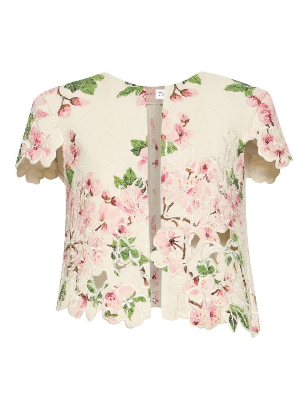 Жакет с цветочной вышивкой Oscar de la Renta, нейтральный
Жакет с цветочной вышивкой Oscar de la Renta, нейтральный