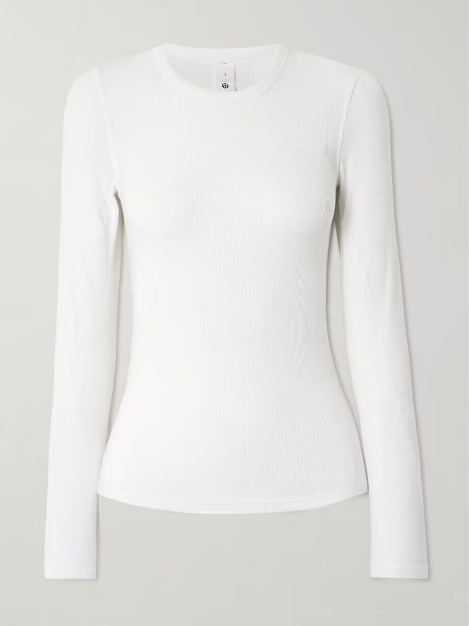 Футболка Hold Tight в рубчик из эластичного модала Lululemon, белый
Футболка Hold Tight в рубчик из эластичного модала Lululemon, белый