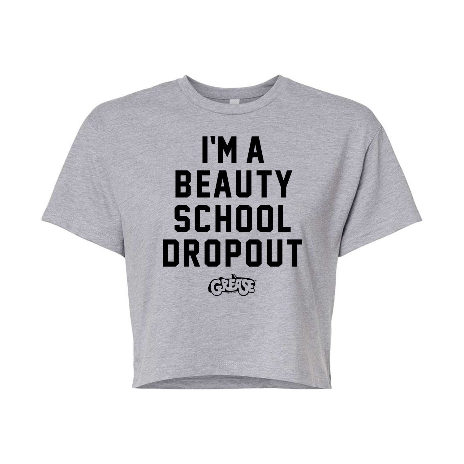 Укороченная футболка с рисунком Juniors' Grease Beauty School Dropout Licensed Character, серый
Укороченная футболка с рисунком Juniors' Grease Beauty School Dropout Licensed Character, серый