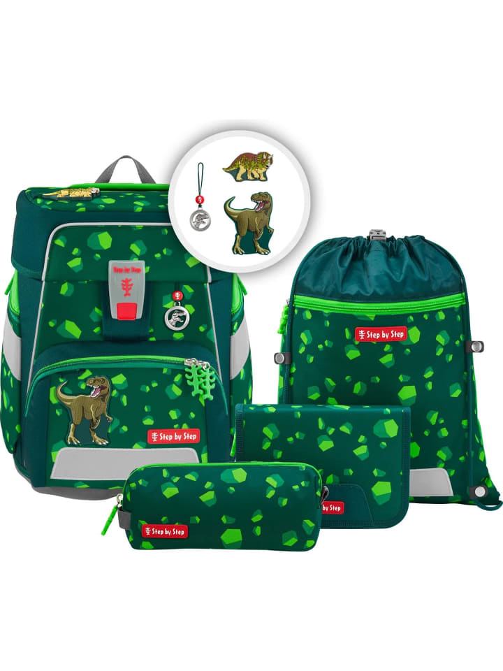 Step by Step Набор школьных сумок SPACE Dino Targo, 5 предметов, зеленый
Step by Step Набор школьных сумок SPACE Dino Targo, 5 предметов, зеленый