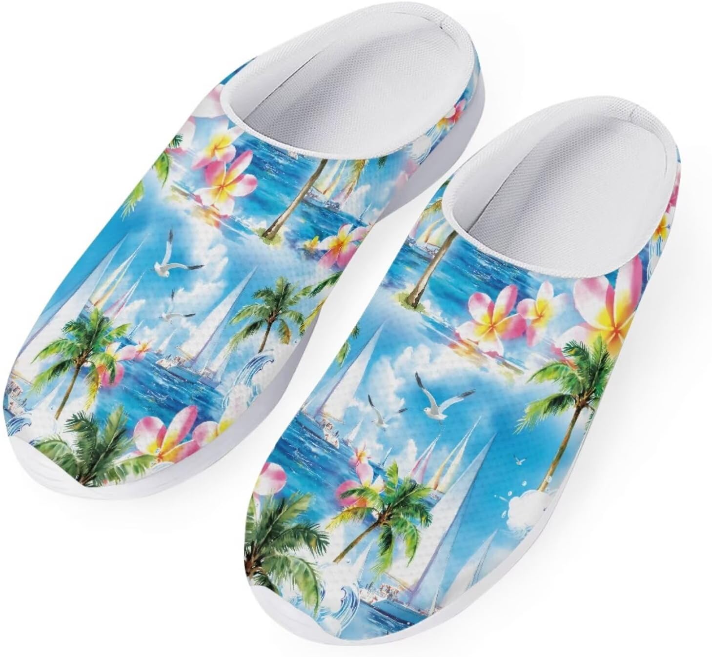 Forchrinse Южно-западные сандалии с арочной поддержкой для мужчин и женщин Navajo Aztec, тапочки-мюли для сада, прогулочные кроссовки для носки в помещении и на улице, Hawaiian Palm Tree Hibiscus
Forchrinse Южно-западные сандалии с арочной поддержкой для мужчин и женщин Navajo Aztec, тапочки-мюли для сада, прогулочные кроссовки для носки в помещении и на улице, Hawaiian Palm Tree Hibiscus