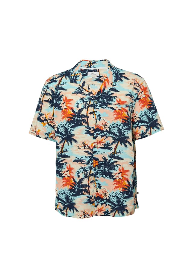 Повседневная рубашка удобного кроя с коротким рукавом и воротником-лацканами S.Oliver, зеленый
Повседневная рубашка удобного кроя с коротким рукавом и воротником-лацканами S.Oliver, зеленый