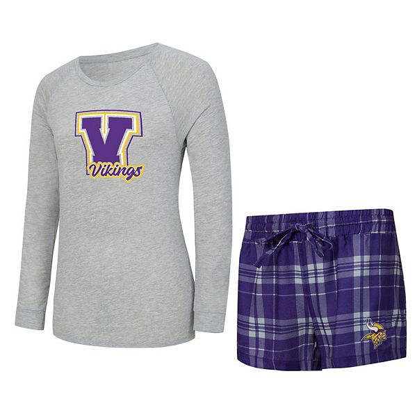 Женский комплект для сна с длинным рукавом и шортами concepts sport heather gray/purple minnesota vikings regulate plaid Unbranded
Женский комплект для сна с длинным рукавом и шортами concepts sport heather gray/purple minnesota vikings regulate plaid Unbranded