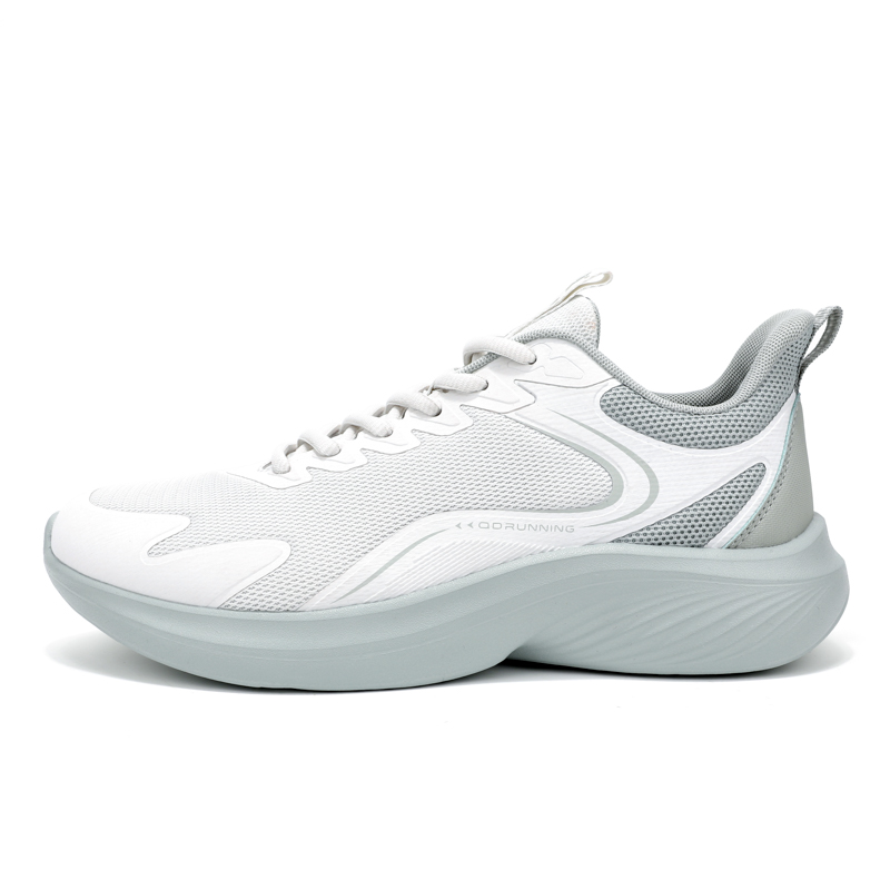 QIAODAN Кроссовки для бега с низким верхом, амортизирующие, противоскользящие и износостойкие, мужские, белые, серо-зеленые
QIAODAN Кроссовки для бега с низким верхом, амортизирующие, противоскользящие и износостойкие, мужские, белые, серо-зеленые