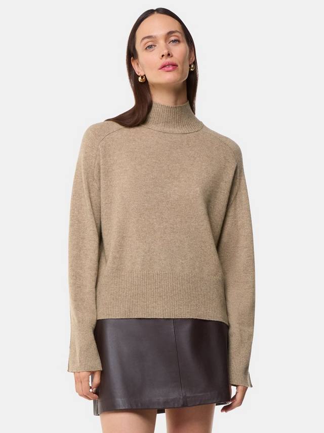 Кашемировый джемпер с воротником-воронкой Whistles, цвет Oatmeal
Кашемировый джемпер с воротником-воронкой Whistles, цвет Oatmeal