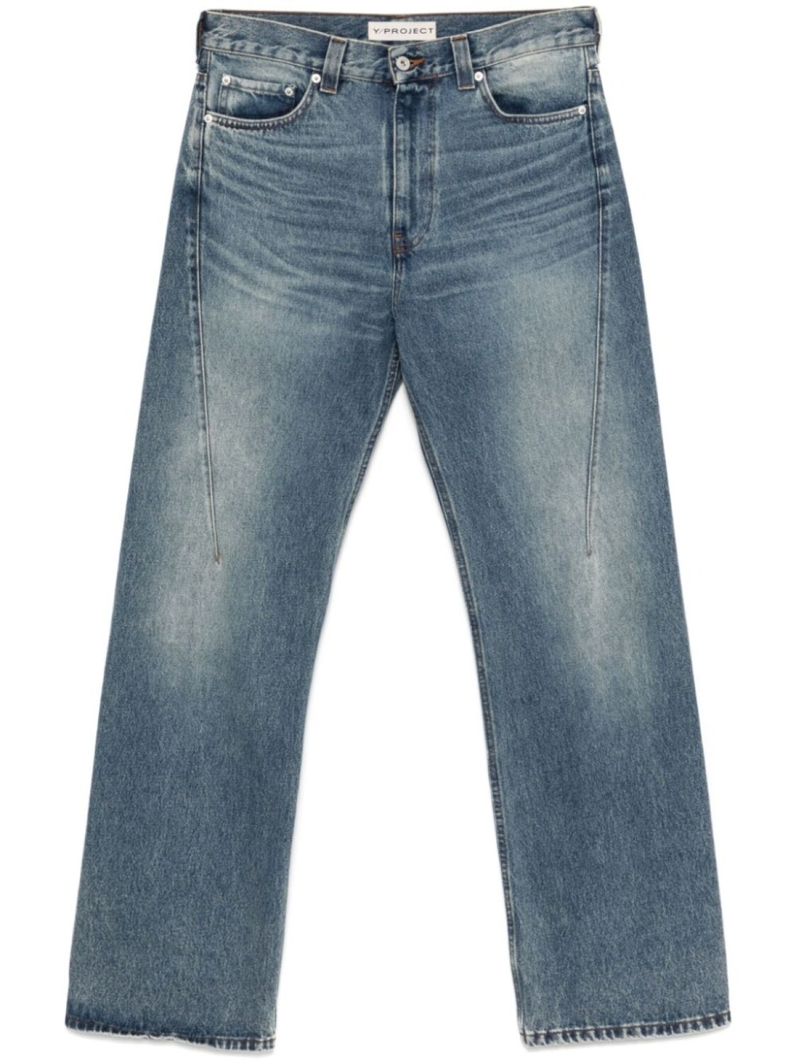 Джинсы с защипами Y/Project, синий
Джинсы с защипами Y/Project, синий