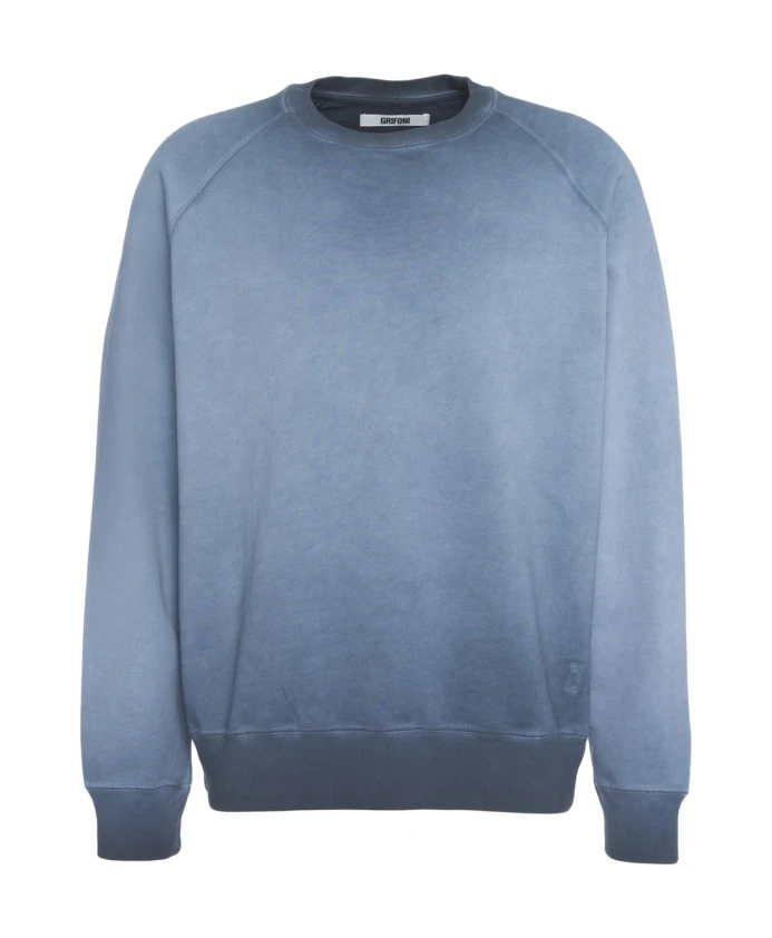 Выцветшая синяя толстовка с рукавами реглан Mauro Grifoni, синий
Выцветшая синяя толстовка с рукавами реглан Mauro Grifoni, синий