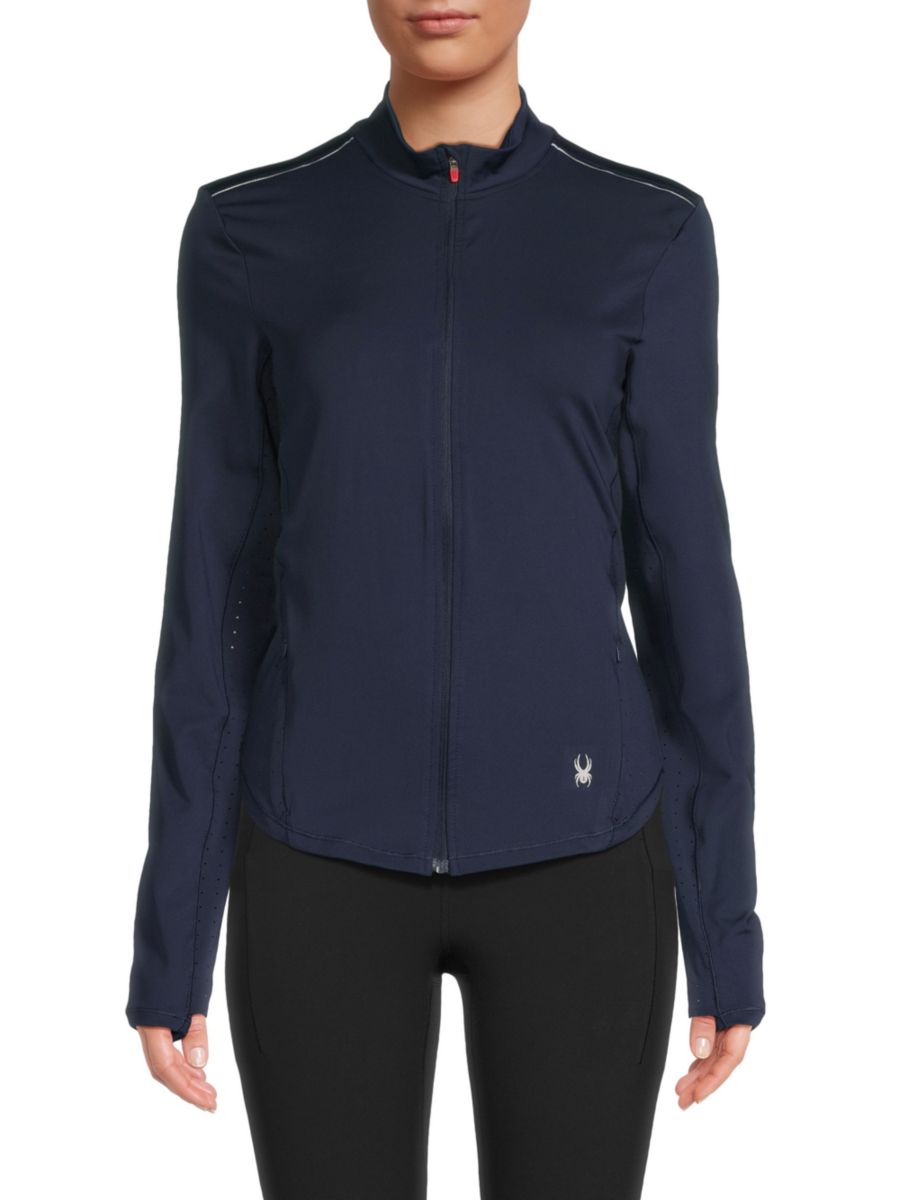 Эластичная спортивная куртка с застежкой-молнией и воротником-стойкой Spyder, цвет Maritime Blue, Синий, Эластичная спортивная куртка с застежкой-молнией и воротником-стойкой Spyder, цвет Maritime Blue
Эластичная спортивная куртка с застежкой-молнией и воротником-стойкой Spyder, цвет Maritime Blue, Синий, Эластичная спортивная куртка с застежкой-молнией и воротником-стойкой Spyder, цвет Maritime Blue