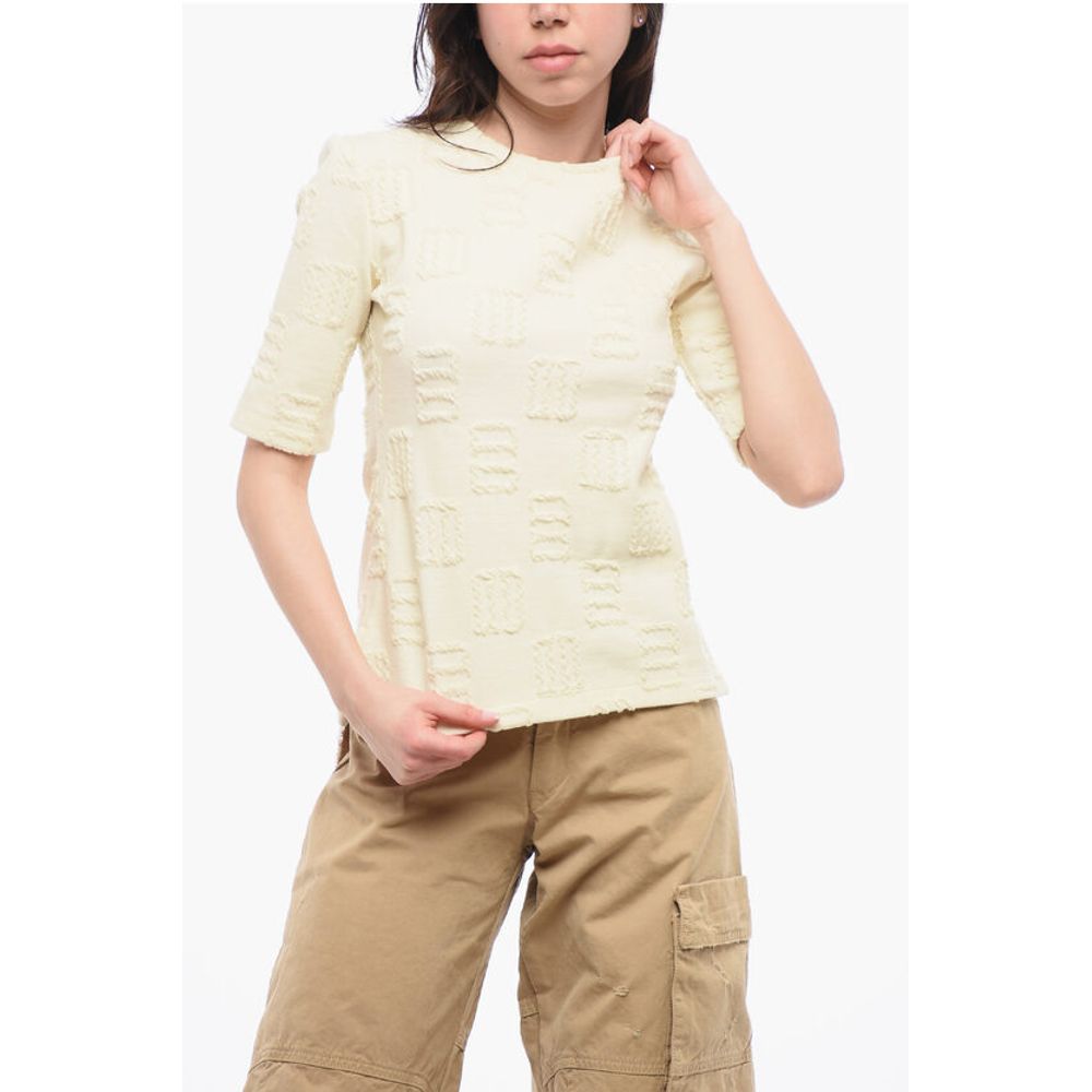 Футболка с круглым вырезом и отделкой строчкой Ambush, Beige
Футболка с круглым вырезом и отделкой строчкой Ambush, Beige