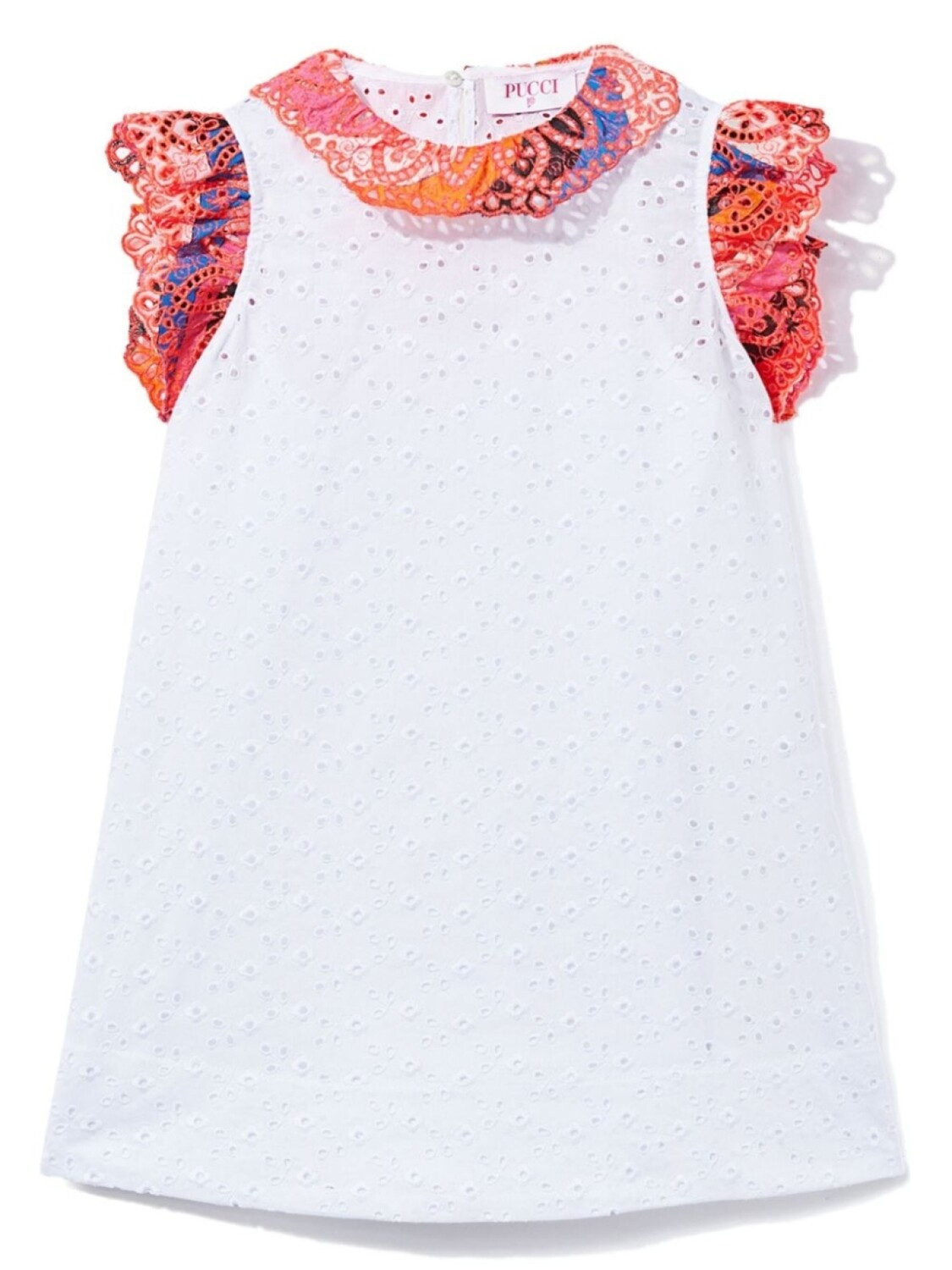 PUCCI Junior платье с вышивкой англез, белый
PUCCI Junior платье с вышивкой англез, белый