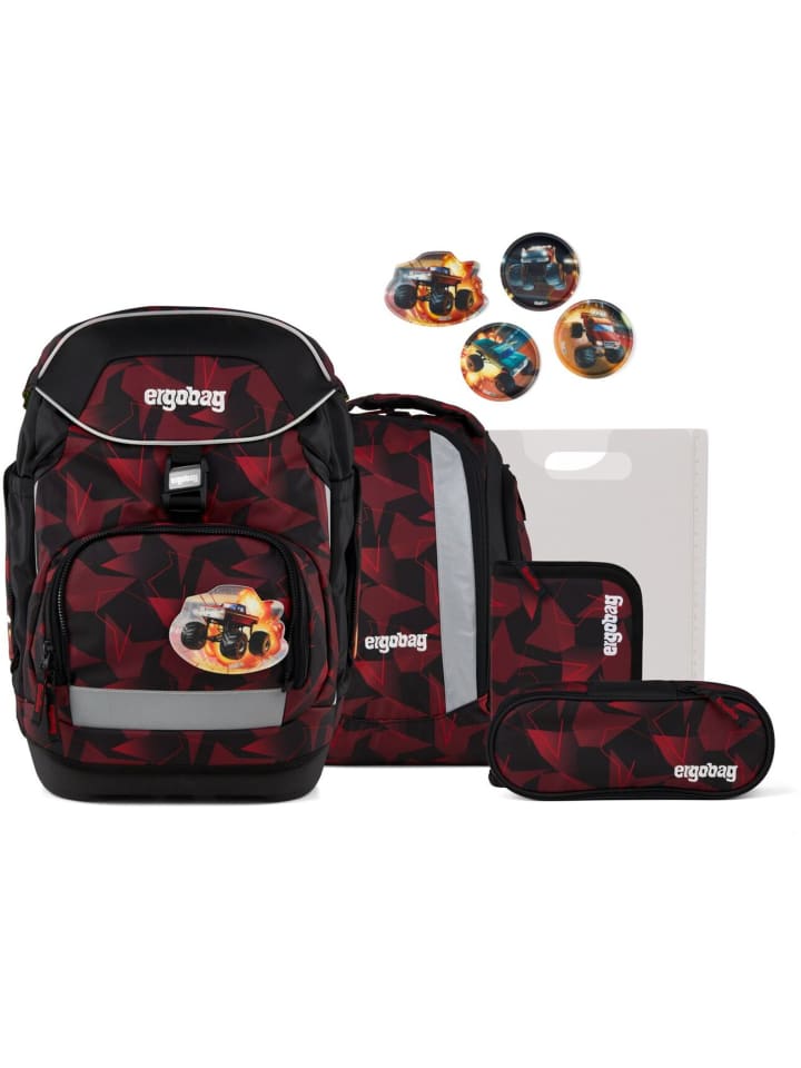 Ergobag Набор из 6 школьных рюкзаков, "Неудержимый медведь" красного цвета
Ergobag Набор из 6 школьных рюкзаков, "Неудержимый медведь" красного цвета