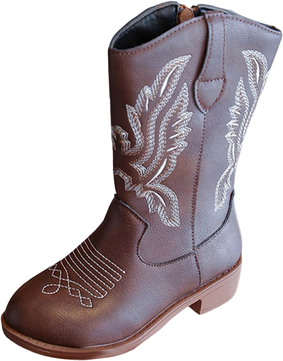 Детские сапоги ковбойские с блестящей вышивкой Zspzx, коричневый
Детские сапоги ковбойские с блестящей вышивкой Zspzx, коричневый