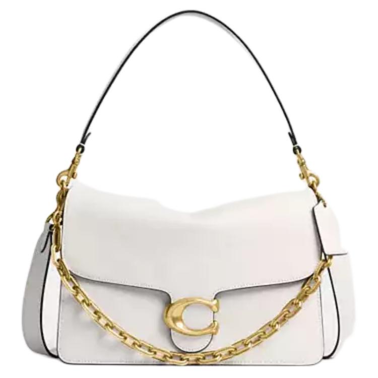 COACH Кожаная женская сумка через плечо Тубэс белая
COACH Кожаная женская сумка через плечо Тубэс белая
