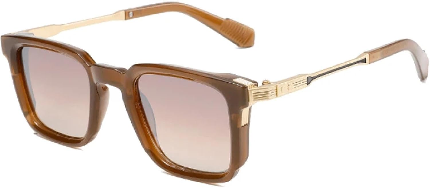 Мужские солнцезащитные очки Retro Rivets класса люкс, модные солнцезащитные очки с градиентным зеркальным покрытием и защитой от УФ-излучения UV400, модные женские солнцезащитные очки TVTBBVV, Tea Tea Mirror
Мужские солнцезащитные очки Retro Rivets класса люкс, модные солнцезащитные очки с градиентным зеркальным покрытием и защитой от УФ-излучения UV400, модные женские солнцезащитные очки TVTBBVV, Tea Tea Mirror