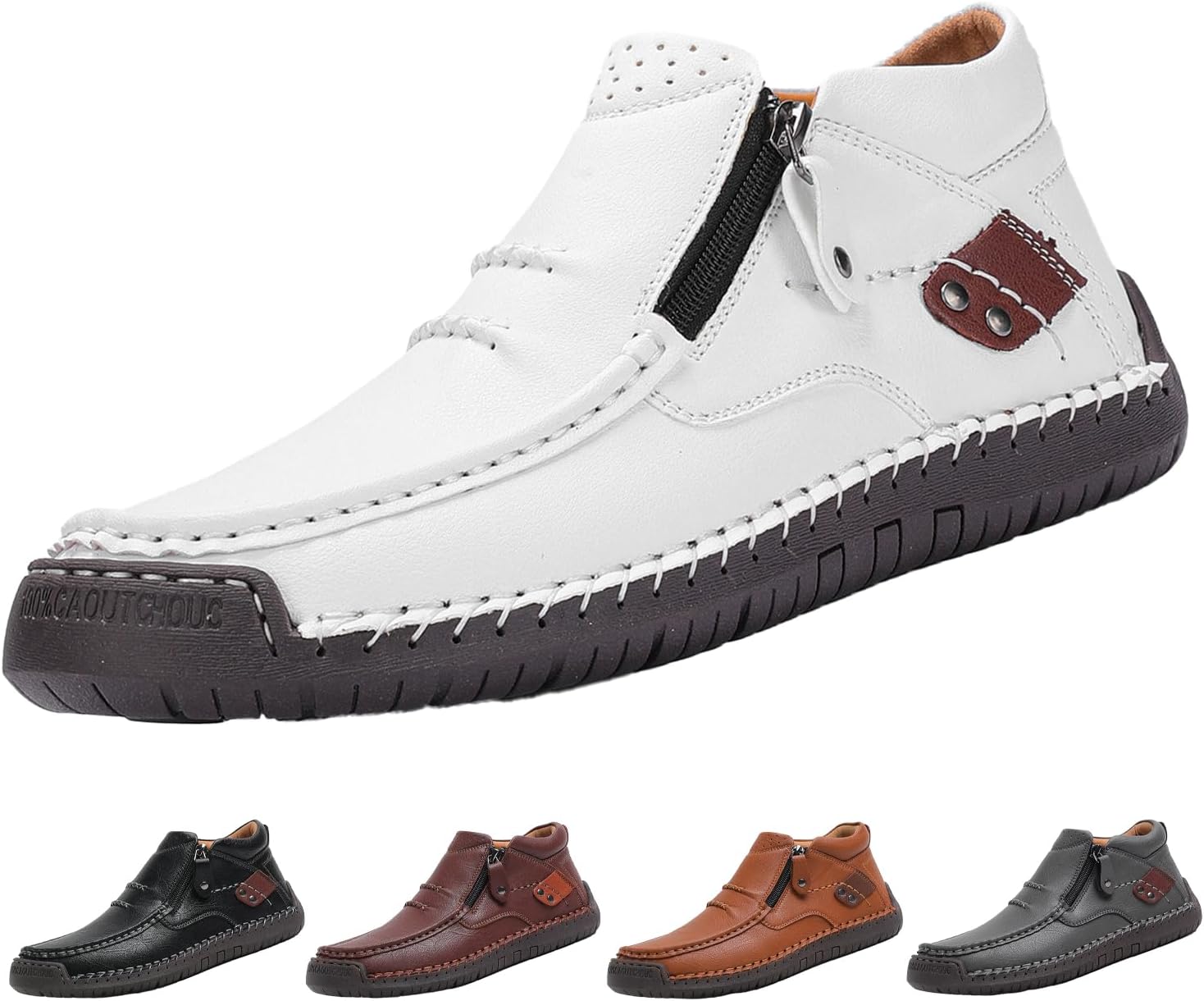 Мужские премиальные кожаные слипоны Vauxhaller, ручной работы, для вождения и повседневной носки, белый
Мужские премиальные кожаные слипоны Vauxhaller, ручной работы, для вождения и повседневной носки, белый