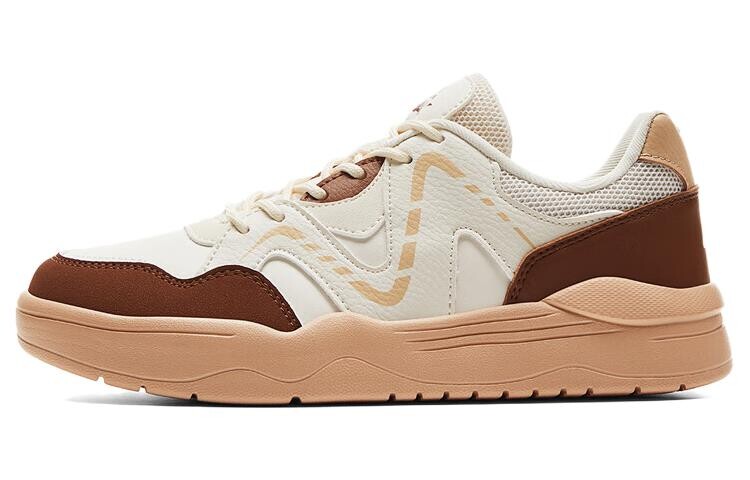 Кроссовки PEAK Skateboarding Shoes Men Low-top White/Brown, коричневый
Кроссовки PEAK Skateboarding Shoes Men Low-top White/Brown, коричневый