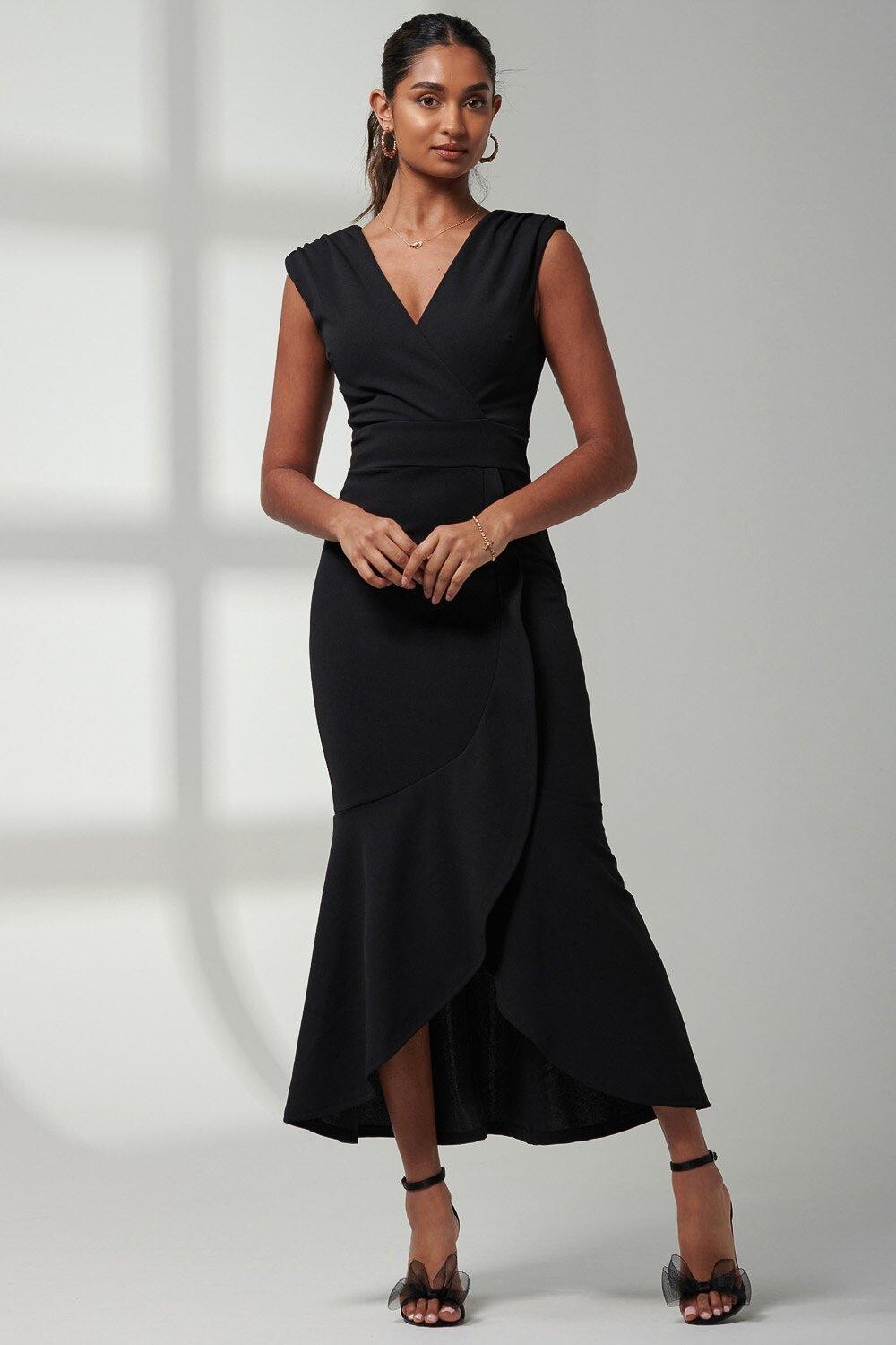 Платье макси Mabruka с оборками «рыбий хвост» Jolie Moi, черный
Платье макси Mabruka с оборками «рыбий хвост» Jolie Moi, черный