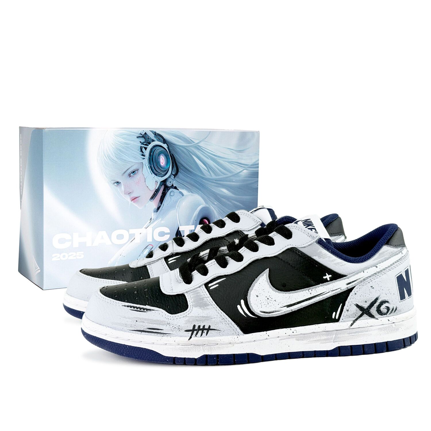 Nike Большие термостойкие абразивостойкие поддерживающие низкие кроссовки для скейтбординга мужские черный синий
Nike Большие термостойкие абразивостойкие поддерживающие низкие кроссовки для скейтбординга мужские черный синий