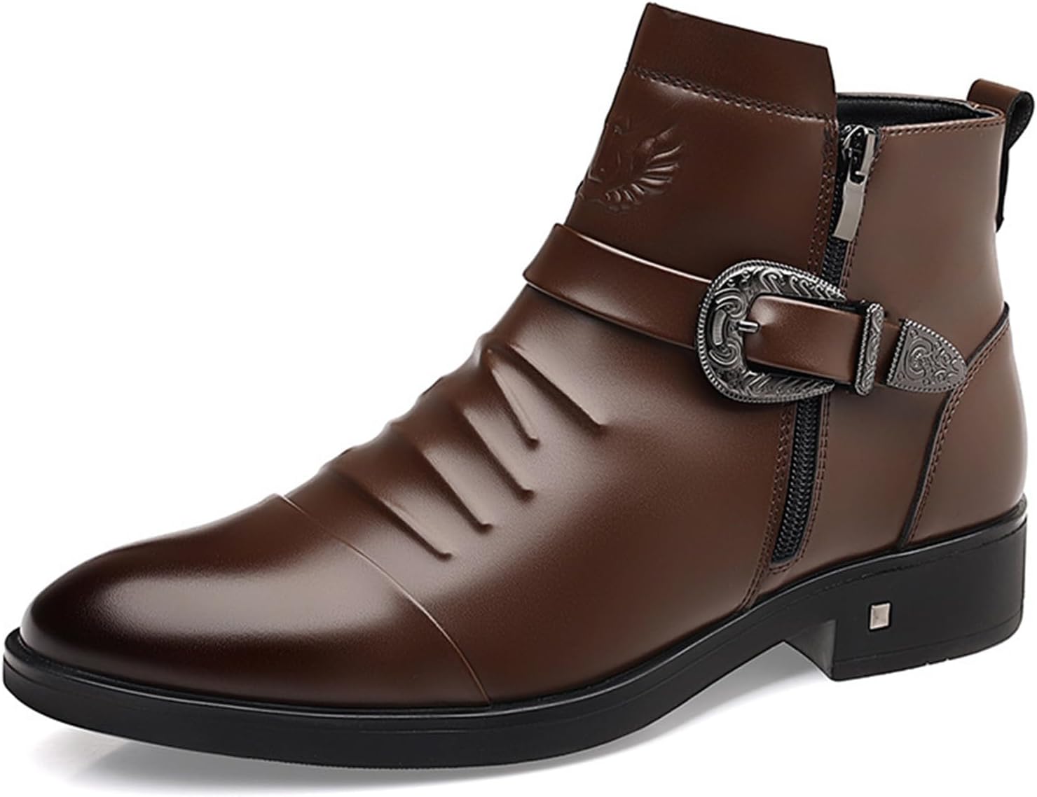 Мужские ботинки Челси с металлической пряжкой и боковой молнией, модный носок, низкий массивный каблук, удобные, нескользящие, деловые ботинки Чакка Оксфорд для вечеринок, вечеров и свадеб Oxngdmdm, коричневый
Мужские ботинки Челси с металлической пряжкой и боковой молнией, модный носок, низкий массивный каблук, удобные, нескользящие, деловые ботинки Чакка Оксфорд для вечеринок, вечеров и свадеб Oxngdmdm, коричневый