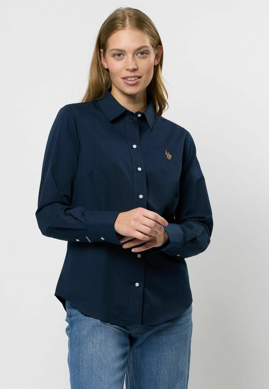 Блуза U.S. Polo Assn. Button-down blouse, Dark Sapphire/Dark Blue
Блуза U.S. Polo Assn. Button-down blouse, Dark Sapphire/Dark Blue