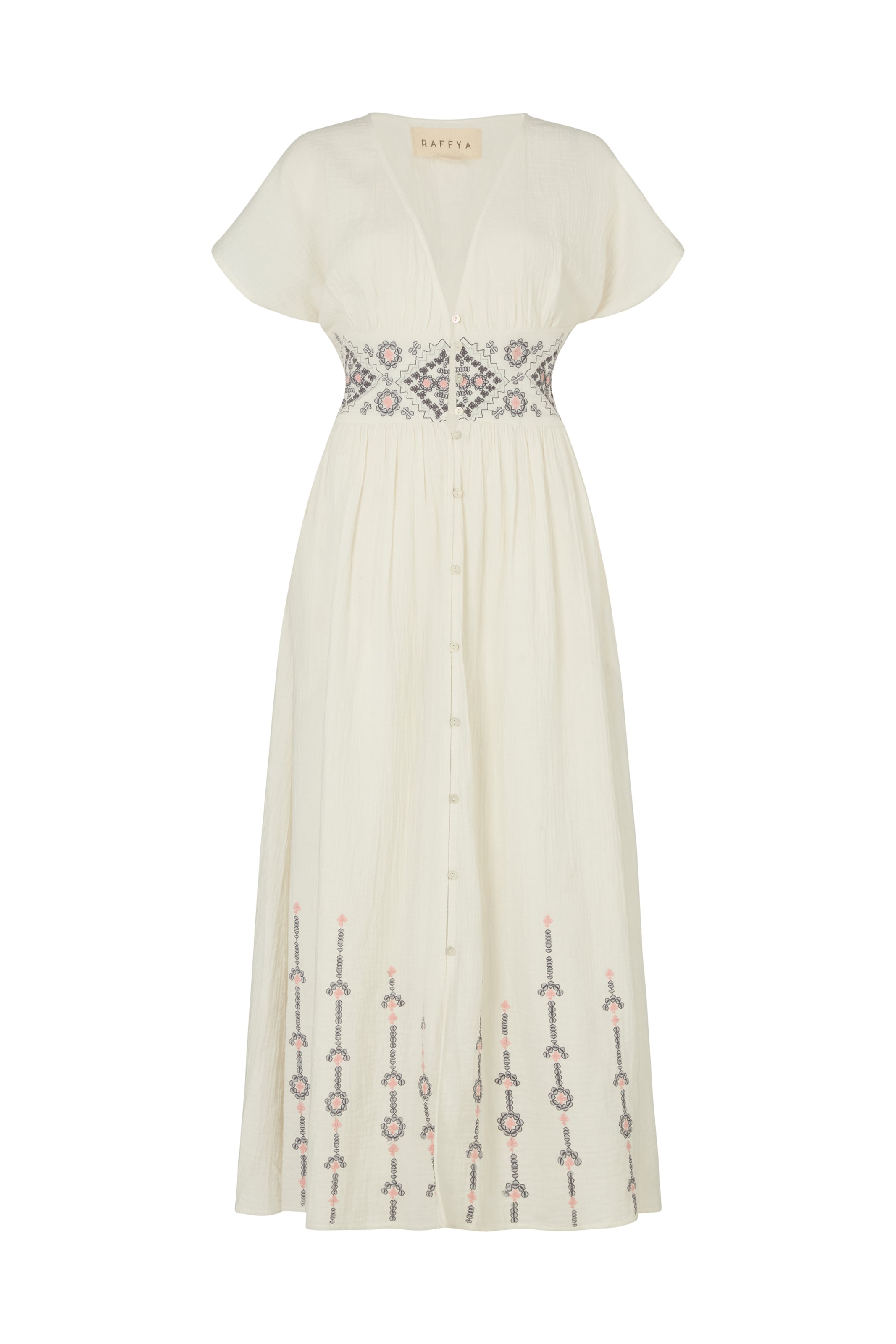 RAFFYA Платье 'Sally Ann' в белом цвете
RAFFYA Платье 'Sally Ann' в белом цвете