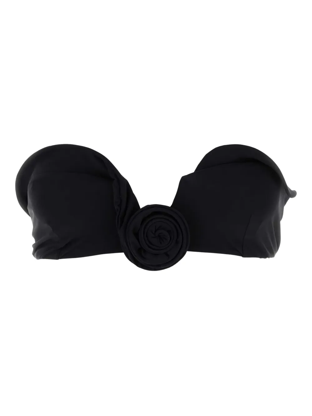 Декорированный топ бикини без бретелей Magda Butrym, черный
Декорированный топ бикини без бретелей Magda Butrym, черный