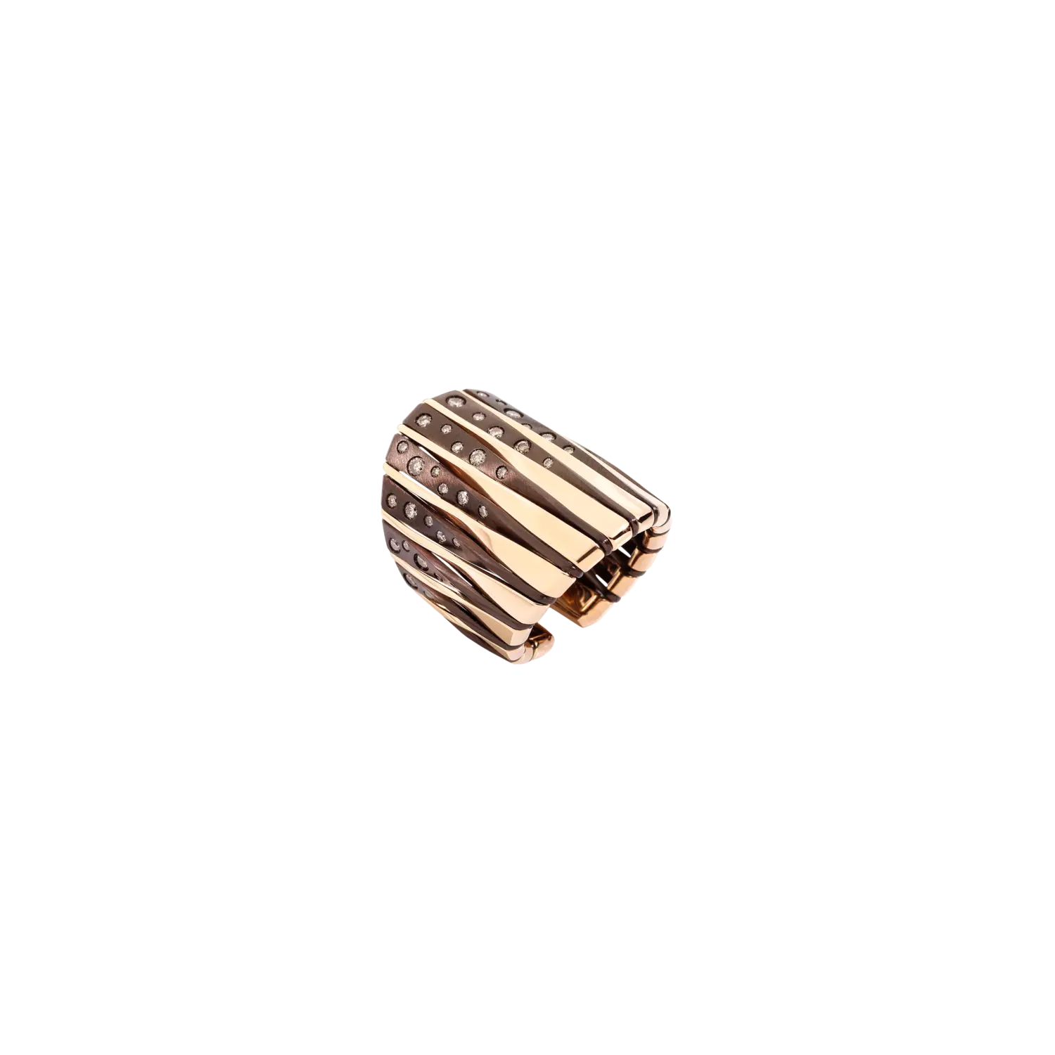 Кольцо из розового золота, бронзы и коричневых бриллиантов Vhernier
Кольцо из розового золота, бронзы и коричневых бриллиантов Vhernier