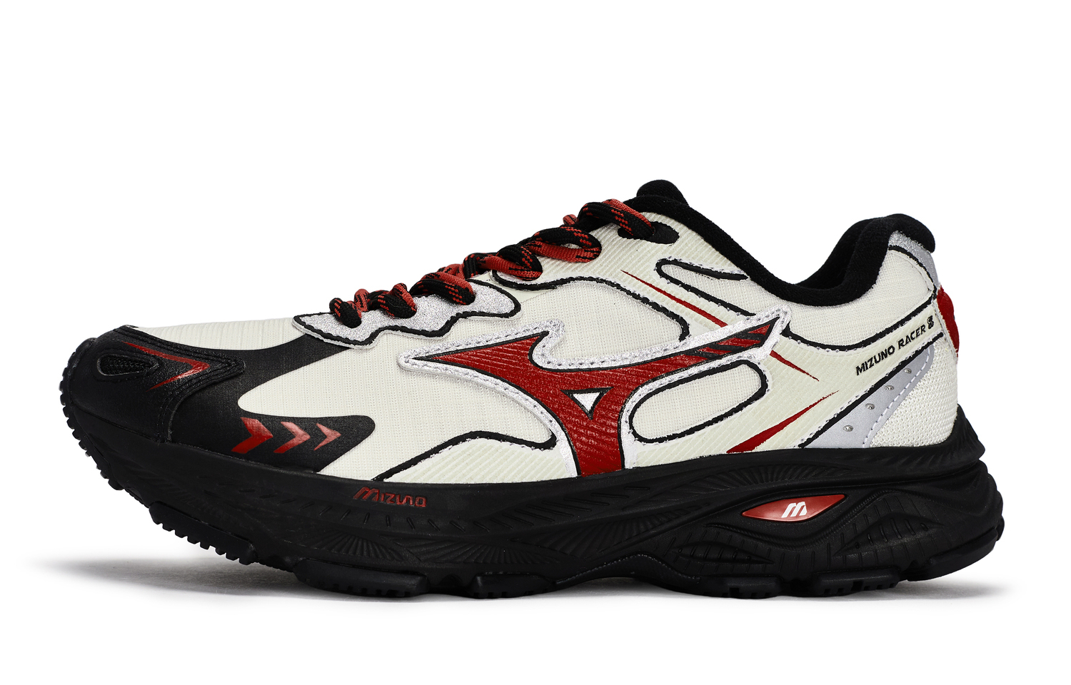 Mizuno Кроссовки Racer S Low top Unisex Black White Red Silver
Mizuno Кроссовки Racer S Low top Unisex Black White Red Silver