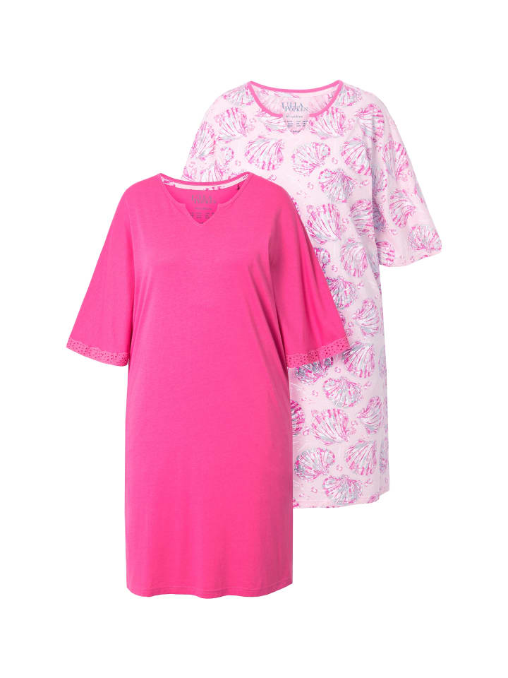 Ночная рубашка розового цвета Ulla Popken
Ночная рубашка розового цвета Ulla Popken