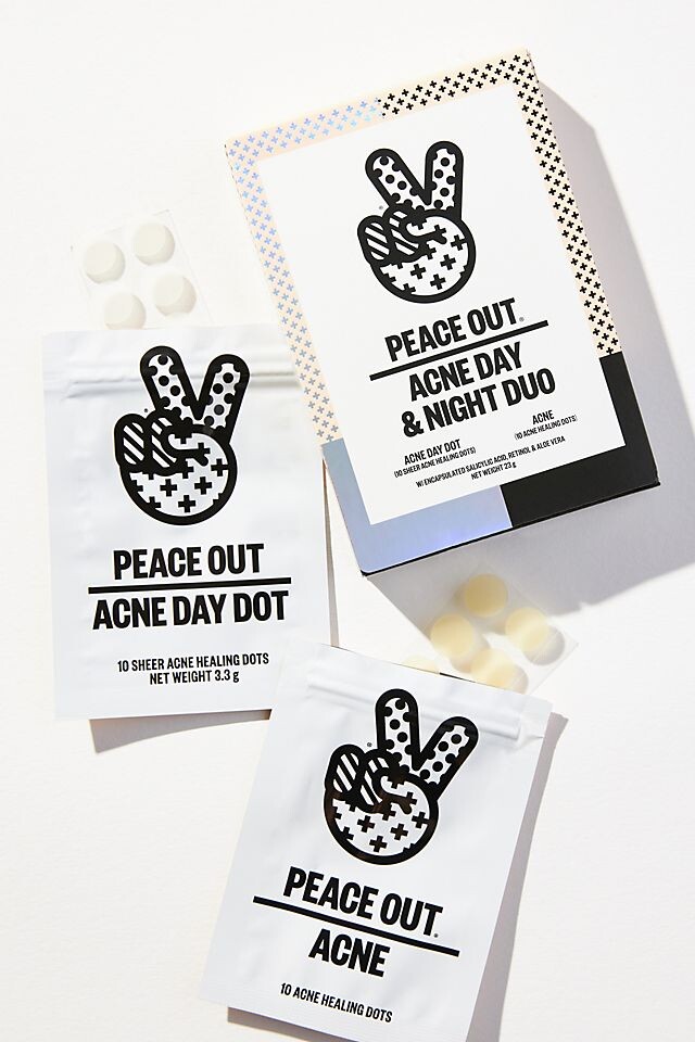 Патчи для прыщей Peace Out Skincare Acne Day & Night Duo, мультиколор 
Патчи для прыщей Peace Out Skincare Acne Day & Night Duo, мультиколор