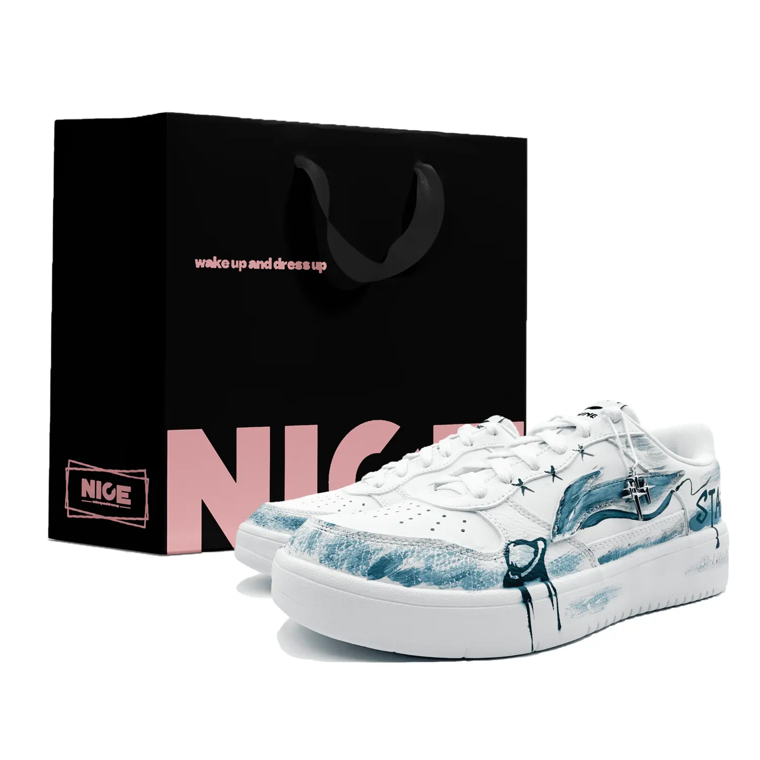 LINING Кроссовки для скейтбординга Pontoon Boats, противоскользящие и износостойкие, дышащие, низкие, мужские, белые, синие
LINING Кроссовки для скейтбординга Pontoon Boats, противоскользящие и износостойкие, дышащие, низкие, мужские, белые, синие