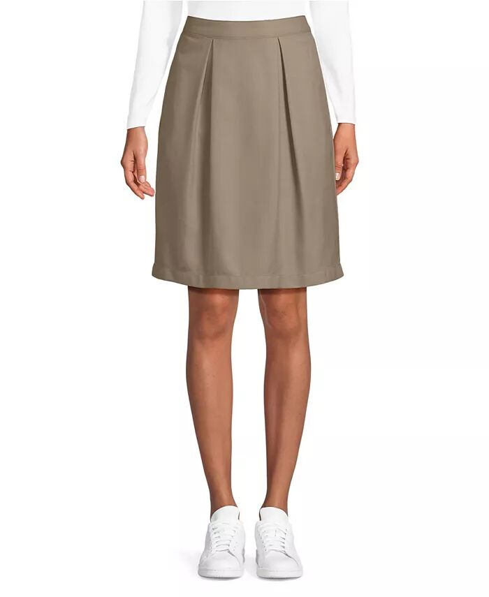 Женская школьная форма, однотонная плиссированная юбка-шорты длиной до колена Lands' End, коричневый/бежевый
Женская школьная форма, однотонная плиссированная юбка-шорты длиной до колена Lands' End, коричневый/бежевый