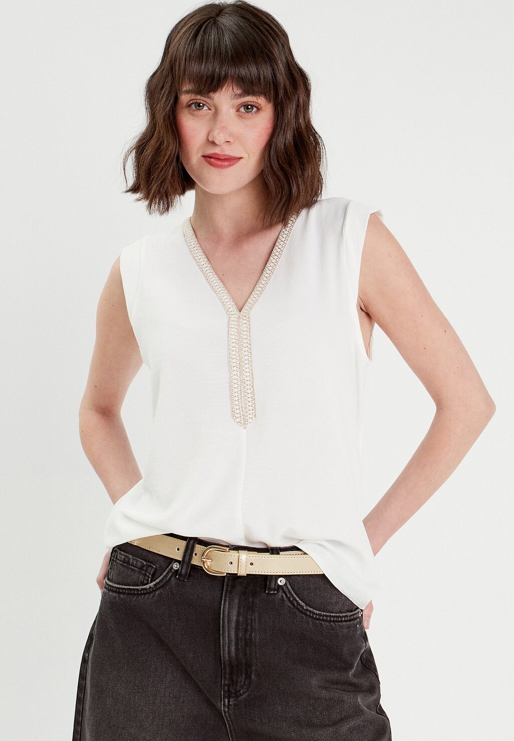 Блуза Cache Cache, кремовый
Блуза Cache Cache, кремовый