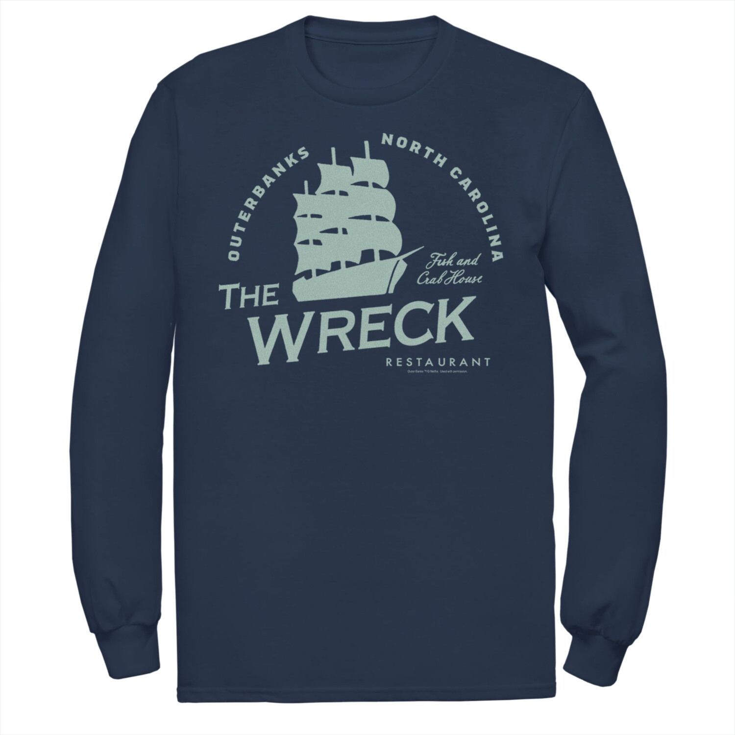 Мужская футболка Outer Banks The Wreck Restaurant Ship с логотипом Licensed Character
Мужская футболка Outer Banks The Wreck Restaurant Ship с логотипом Licensed Character
